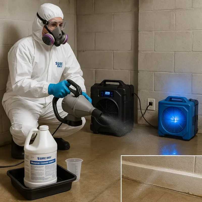 Sanitization and Odor Removal process in Evans County, GA