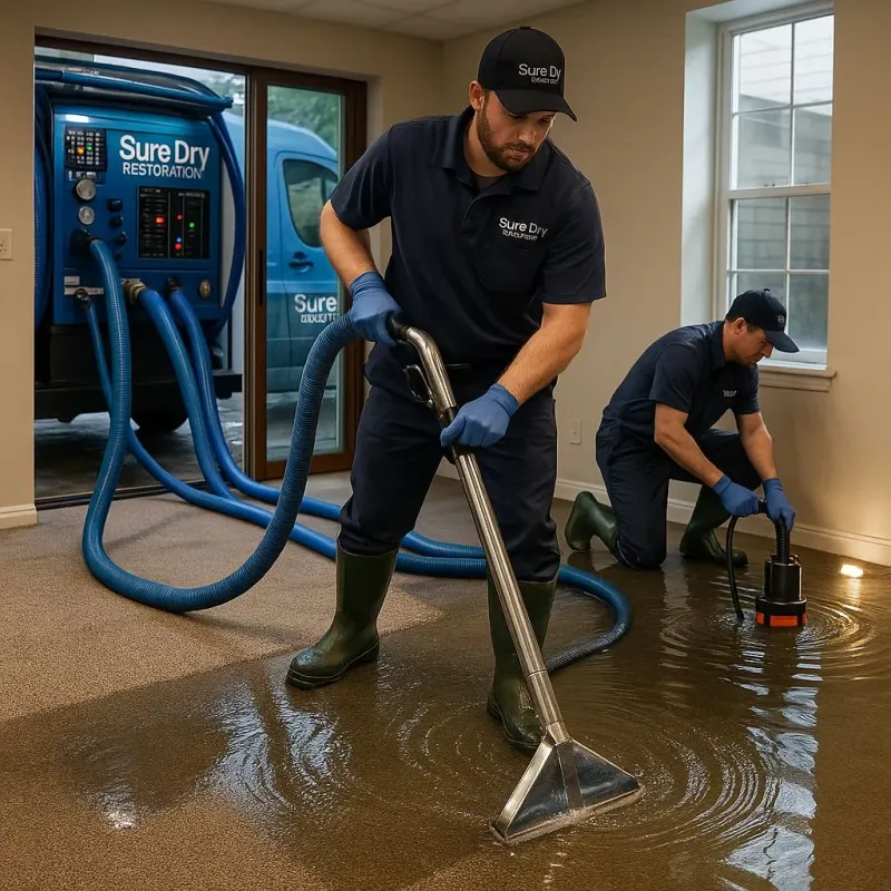 Water Extraction and Removal process in Evans County, GA